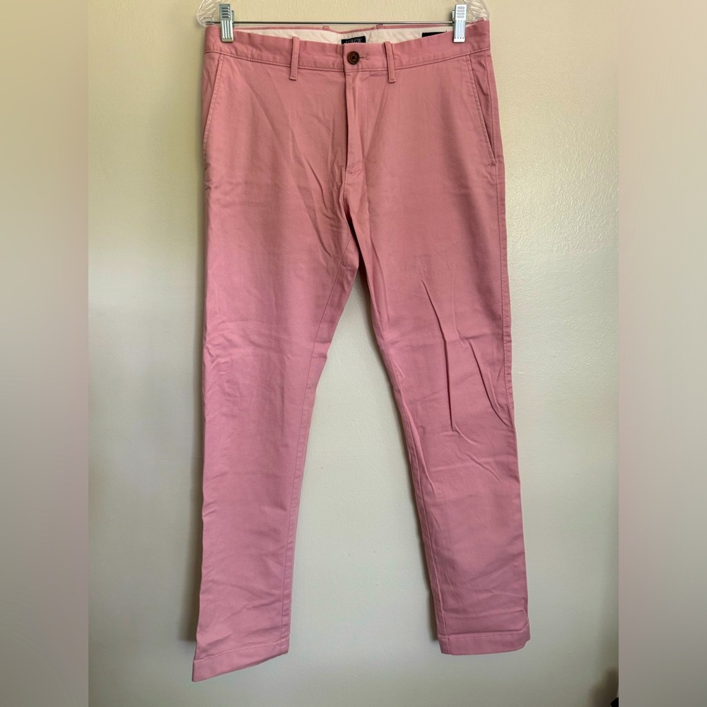 J. CREW Flex Slim Fit Chino Pants - Men's Size 30x32 - Light Pink